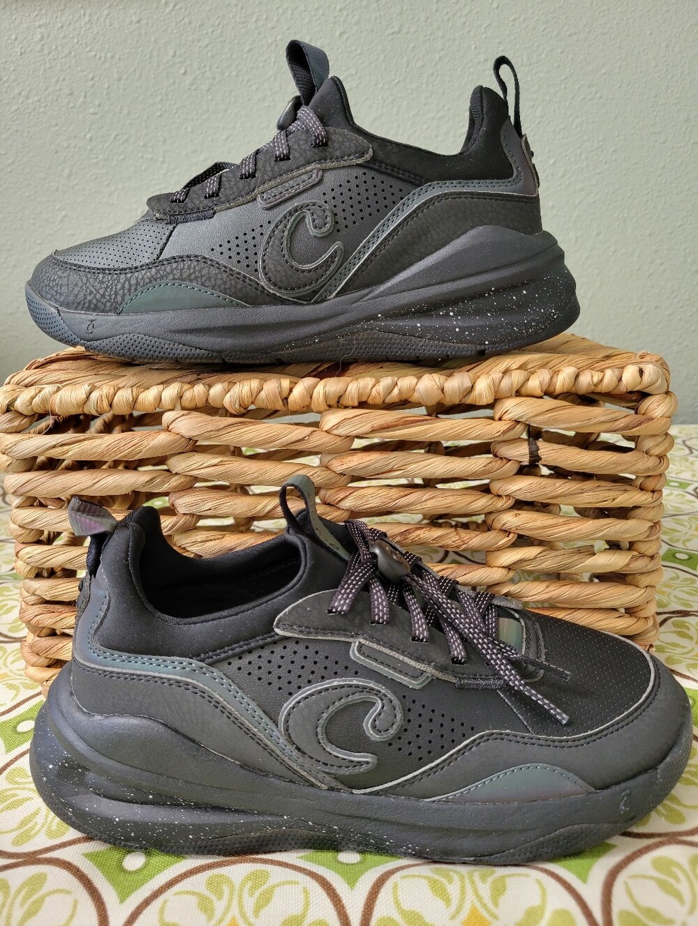 Clove Strada Sneakers Shoes Onyx Flash Size 5.5 Black